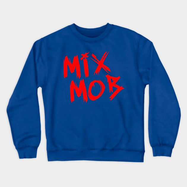 Mix Mob Lettering Logo Crewneck Sweatshirt by Mix Mob